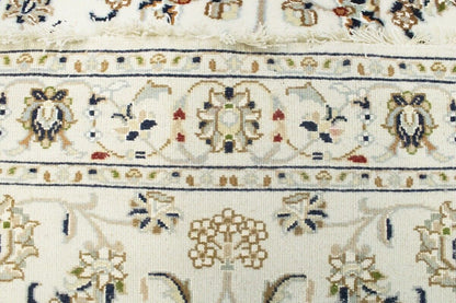 3X8 ft Hand-Knotted Indo-Nain Oriental Runner