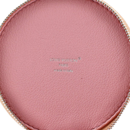 Louis Vuitton Lv Donut Bag Charm Printed Leather And Monogram Canvas