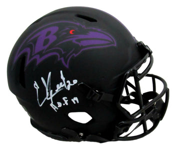 Ed Reed Signed Ravens Eclipse Authentic Full Size