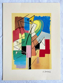 Gino Severini - Venice Biennale 1968 Limited Numbered Coa