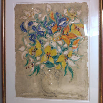 Andr Cottavoz Carborundum Lithograph 