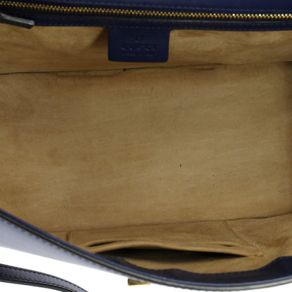 Gucci Sylvie Top Handle Bag Leather Medium