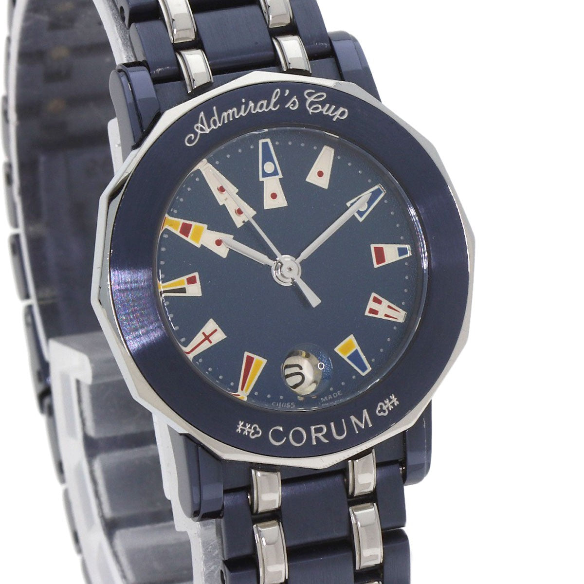 Steel CORUM Admirals cup Watches 39.130.30.V585 Stainless Steel/ Stainless