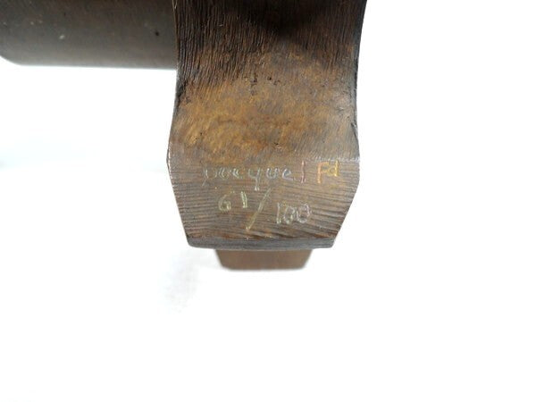 Arman Signed 13In Original Bronze Sculpture