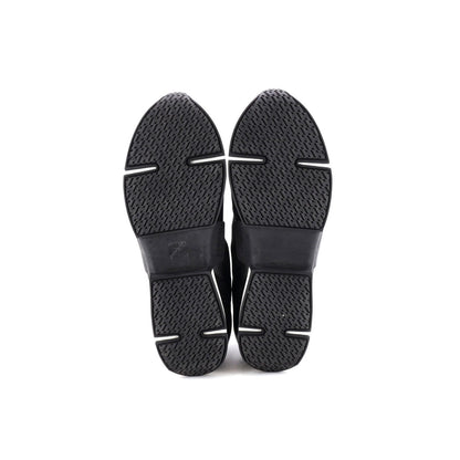 Hermes Men'S Sock High-Top Sneakers Knit Fabric With Leather