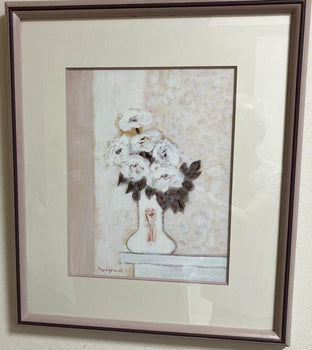 Andre Vigud (France) Oil Painting On Canvas White