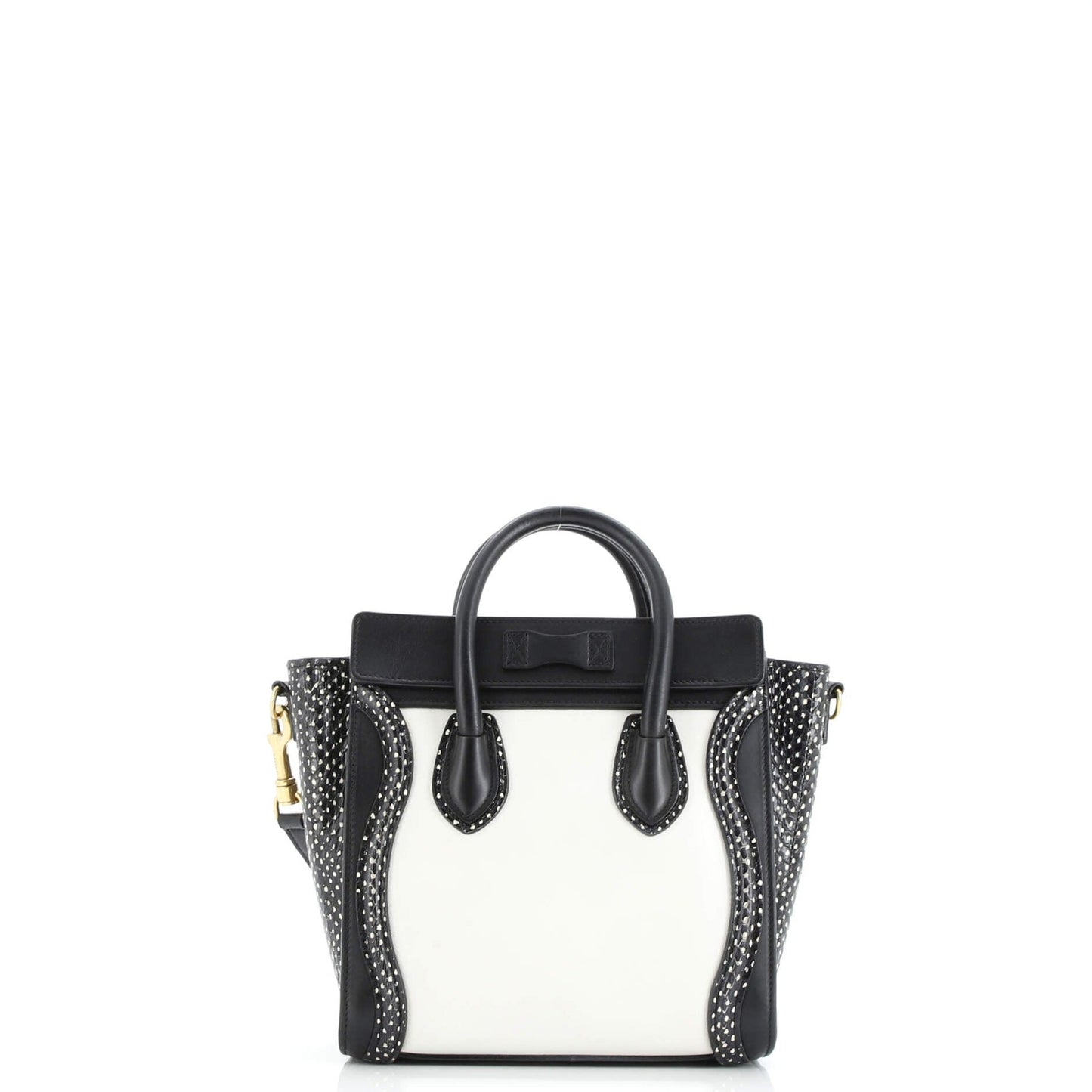 Celine Tricolor Luggage Bag Python And Leather Nano