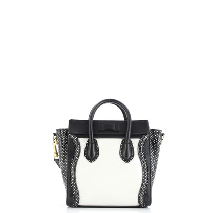 Celine Tricolor Luggage Bag Python And Leather Nano