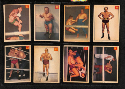 1954-55 Parkhurst Wrestling Complete Set (75)