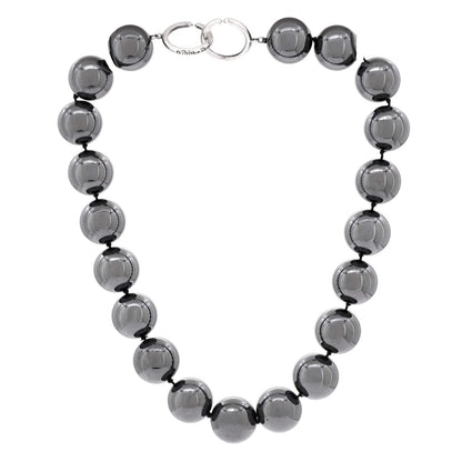 Tiffany & Co. Paloma Picasso Beaded Choker Necklace Hematite
