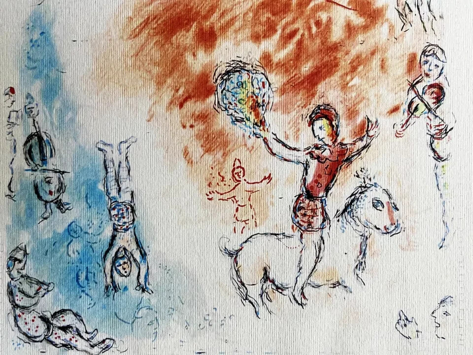Marc Chagall Sorlier Lithograph Hand Numbered