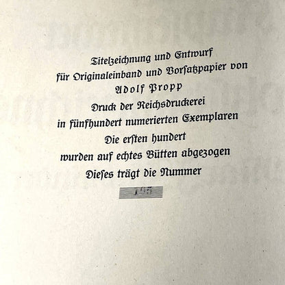 Albrecht Durer By Max J. Friedlnder, 1919 Limited Edition, No. 105/500 Large Hc