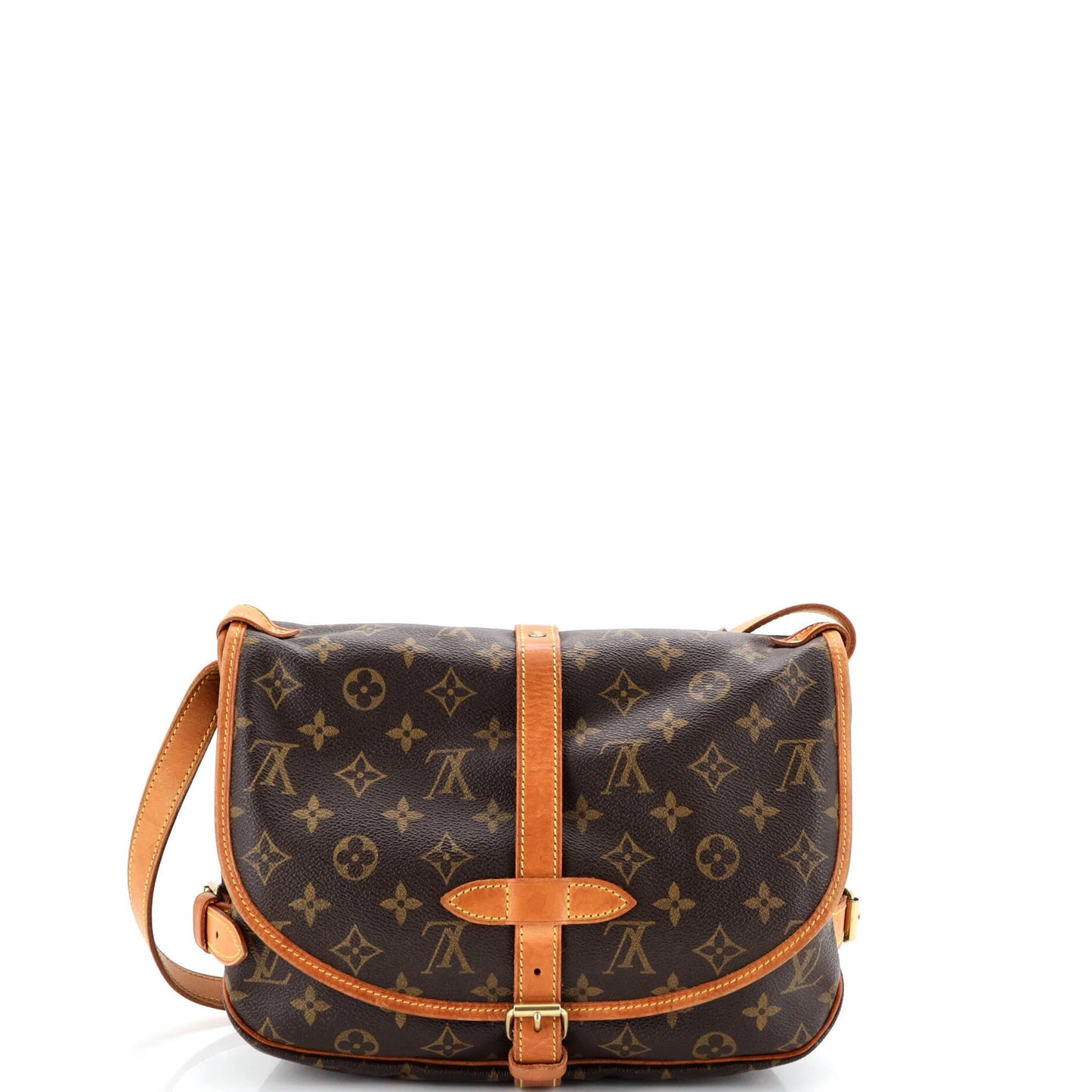 Louis Vuitton Saumur Handbag Monogram Canvas 30