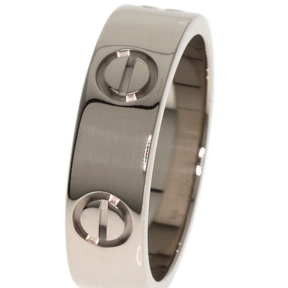 CARTIER   Ring love ring #51 K18 White Gold