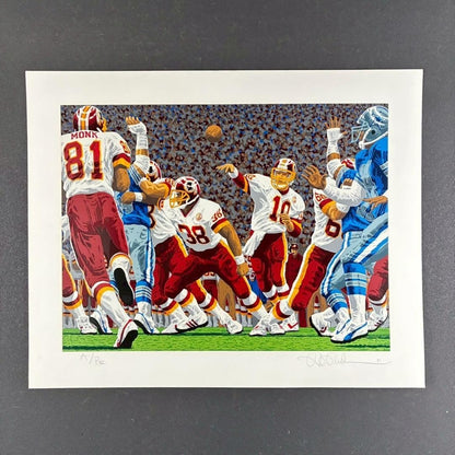 Rick Rush "American Football" Original Serigraph