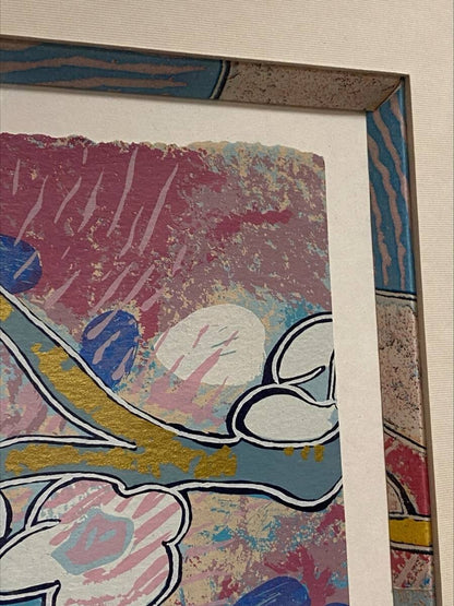 Yamin Young - Cherry Blossom Time Ii Original Serigraph Print Limited To 275