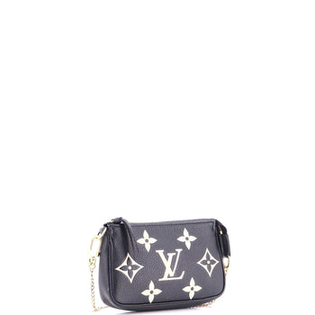 Louis Vuitton Pochette Accessoires Bicolor Monogram Empreinte Giant Mini
