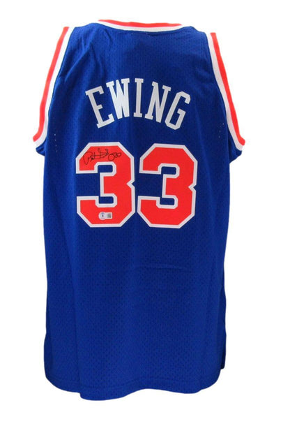Patrick Ewing Hof Autographed Mitchell & Ness