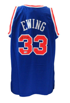 Patrick Ewing Hof Autographed Mitchell & Ness