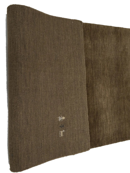 Contemporary Gabbeh Runner Rug Pictorial Tribal