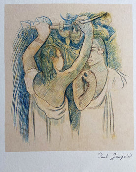 Paul Gauguin Lithograph 1960 Coa Signed Numbered