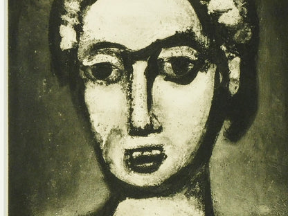 Georges Rouault "Devil Iv" From Fleurs Du Mal Etching & Aquatint 1920S Signed