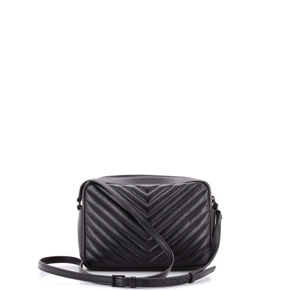 Saint Laurent Lou Camera Bag Matelasse Chevron Leather Small