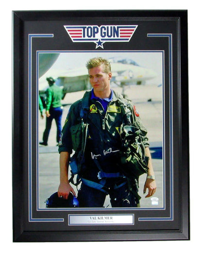 Val Kilmer Signed/Autographed "Top Gun" 16X20 Photo Framed Jsa 166666