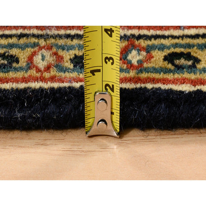 2'8"X9'9" Wool And Silk Herati Design 250 Kpsi Hand Knotted Runner Rug