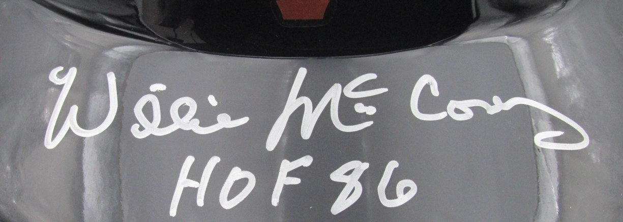 Willie Mccovey Hof Signed/Inscribed Baseball Helmet Giants Tristar 192185
