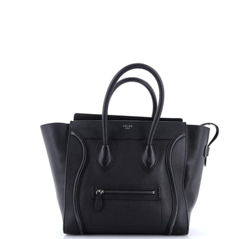 Mini Celine Luggage Bag Grainy Leather