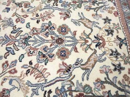 Handmade Extra Large Oriental Rug Animal Design