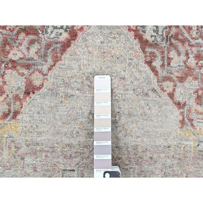 Ziegler Mahal Ivory Hand Knotted Rug 3'x5' Pure Wool