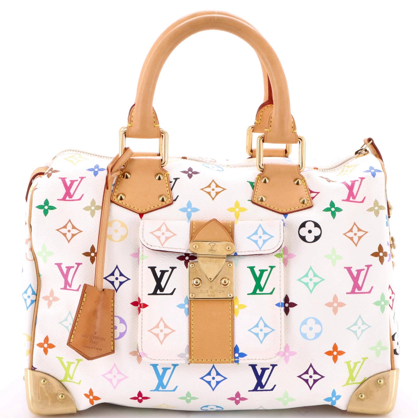 Louis Vuitton Speedy Handbag Monogram Multicolor 30