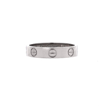 Cartier Love Wedding Band Ring 18K White Gold