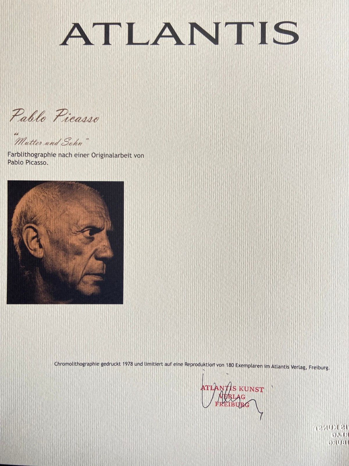 Pablo Picasso Lithograph Coa Signed By Hand