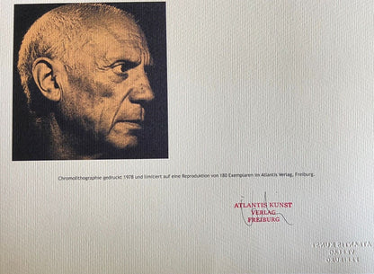Pablo Picasso Lithograph' Claude & Paloma' Coa Signed Numbered Limited
