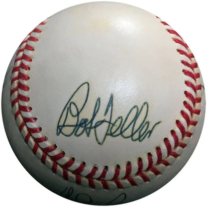 No Hitter Autographed Baseball With Nolan Ryan, Don Larsen & More (Psa)