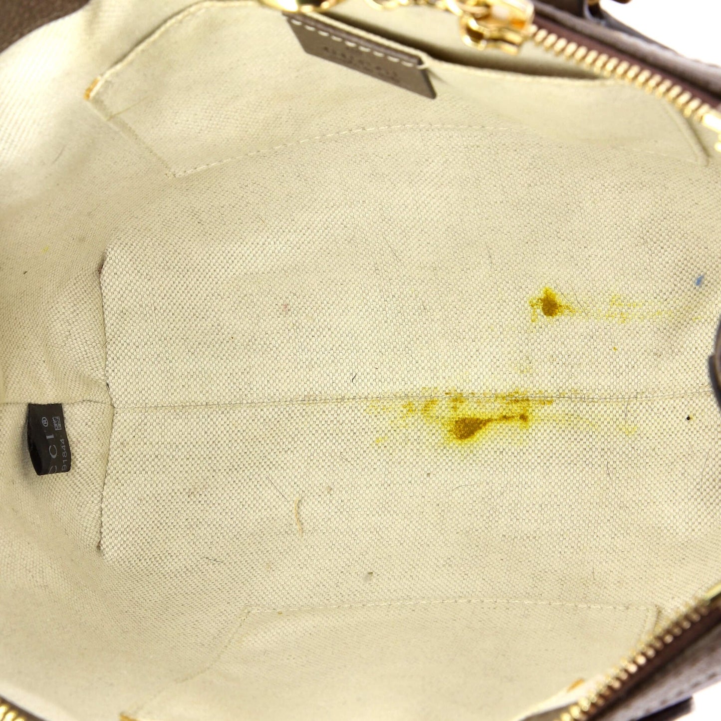 Gucci Ophidia Top Handle Tote Geometric Gg Coated Canvas Small