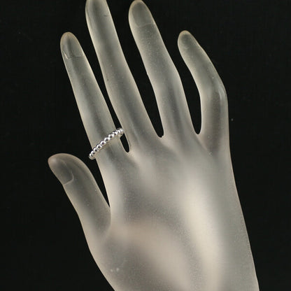 Van Cleef & Arpels Ring Perlee Medium Eu50 18K 750 White Gold