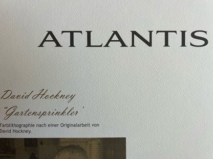 David Hockney Lithograph