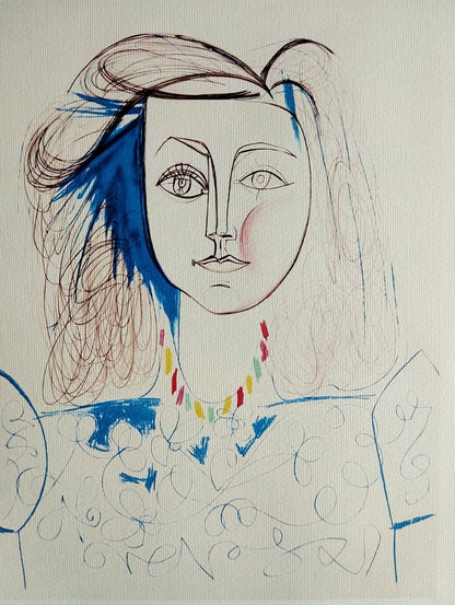 Lithograph by Pablo Picasso, Signed and Numbered with COA