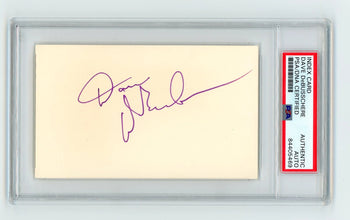 Dave Debusschere Autographed Index Card (Psas/Dna)
