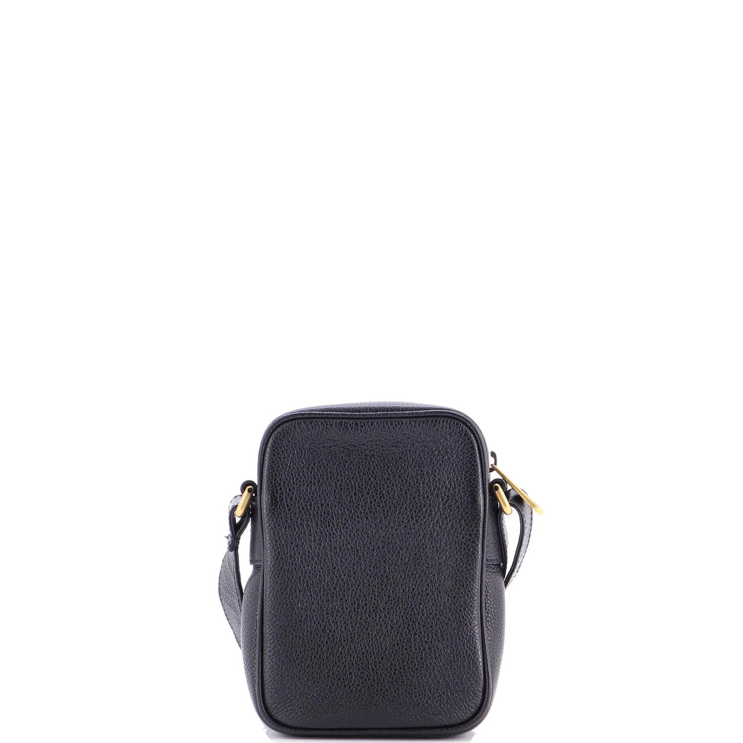 Gucci Logo Zip Messenger Bag Printed Leather Mini