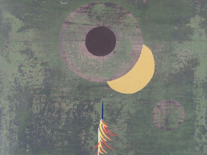 Woodblock Print Incarnation Signed By Tadashi Nakayama 1958