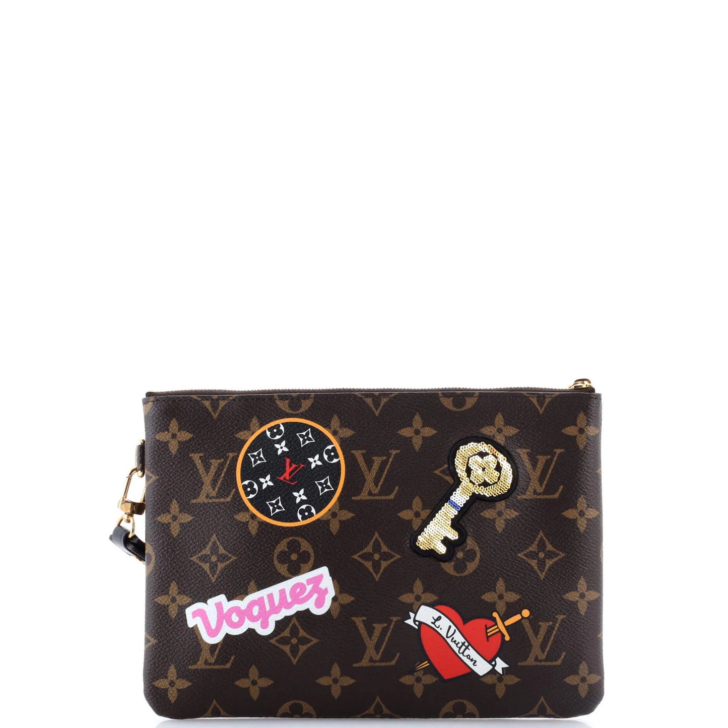 Louis Vuitton City Pouch Limited Edition Patches Monogram Canvas