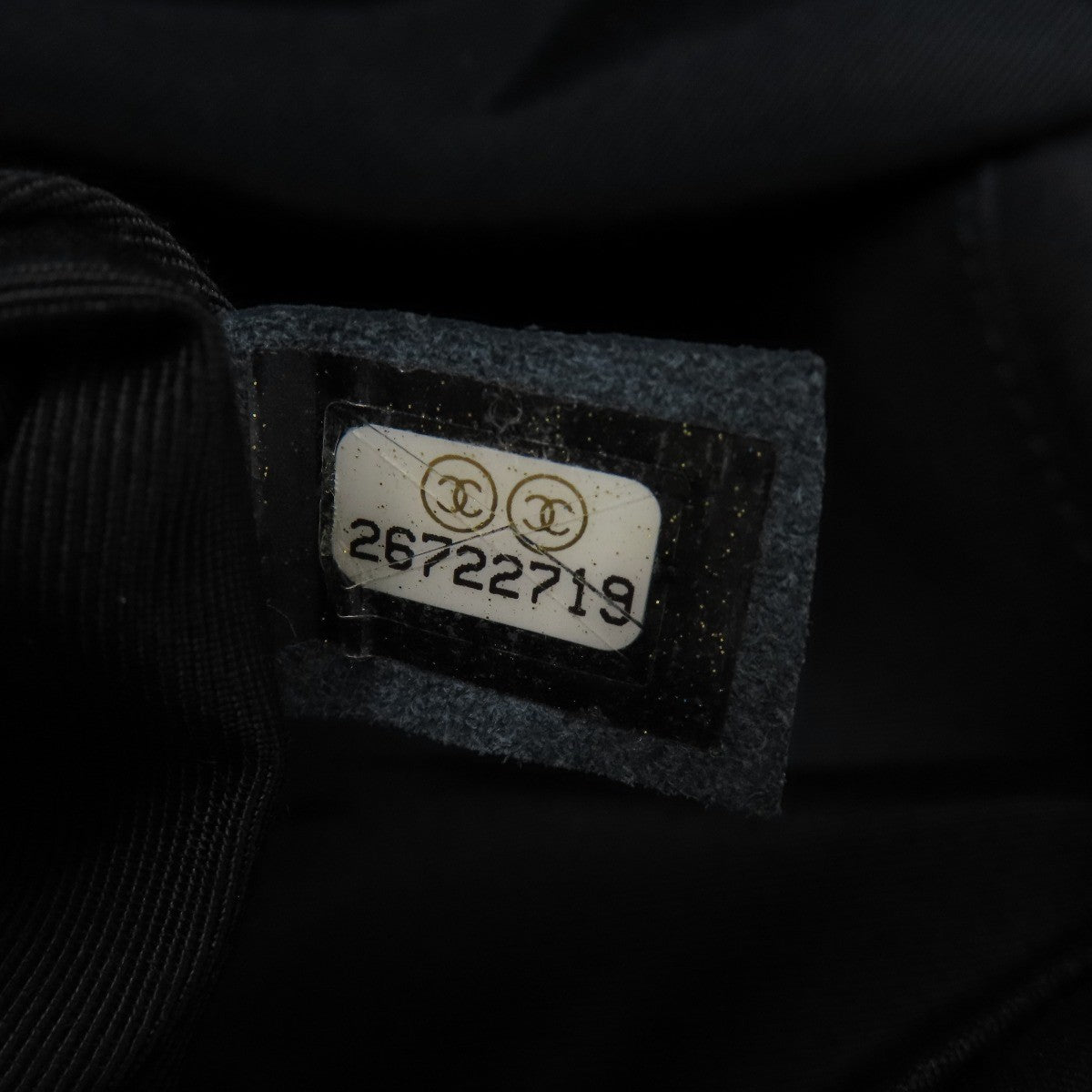 Cotton CHANEL Camellia ribbon tote Bag