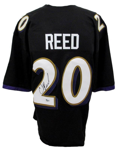 Ed Reed Signed Black Custom Football Jersey