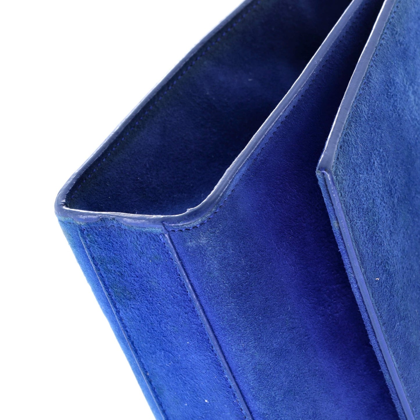 Saint Laurent Classic Monogram Tassel Crossbody Bag Suede Medium