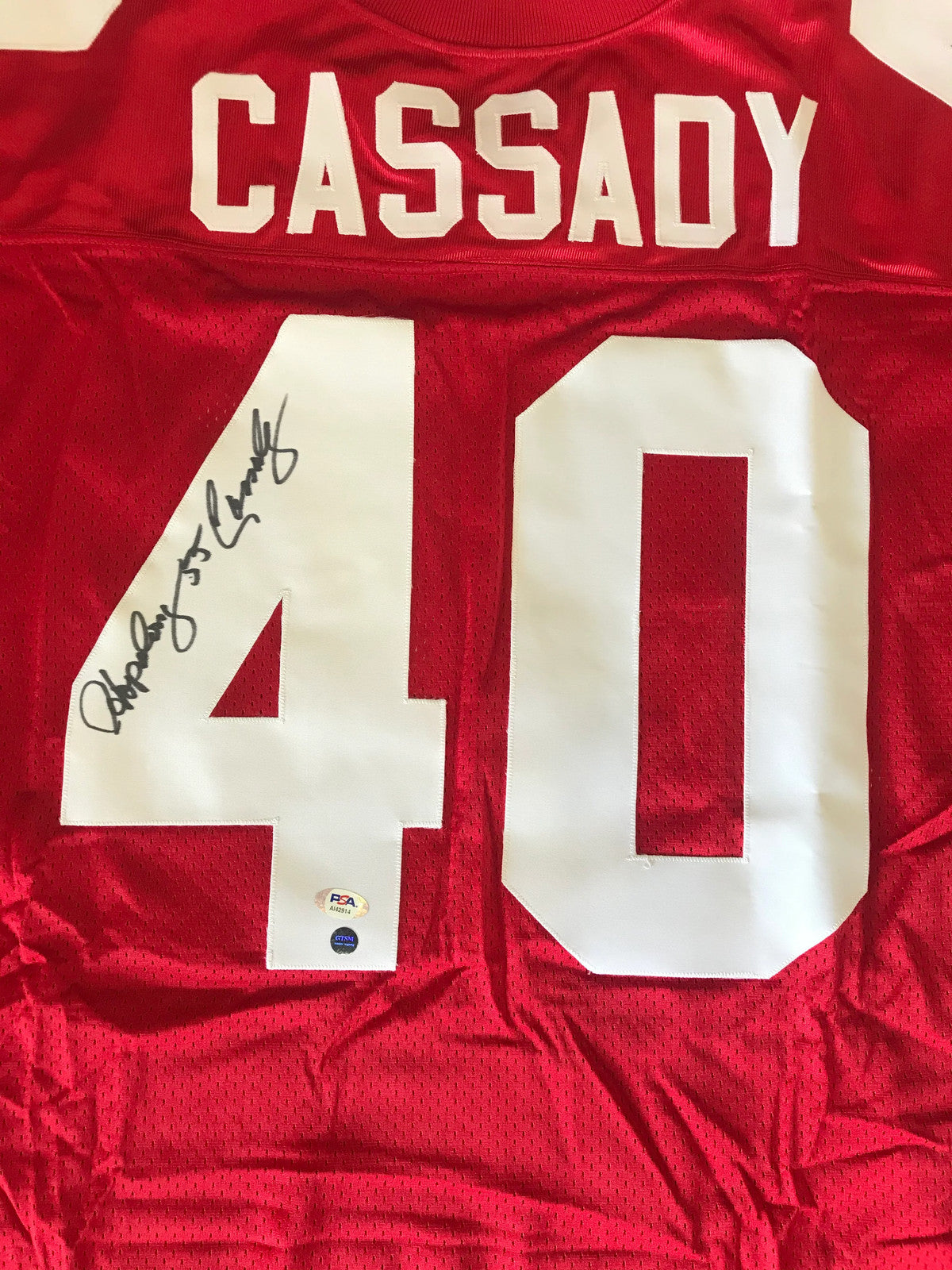 Hopalong Cassady Ohio State Buckeyes Authentic Autographed Jersey (Psa)